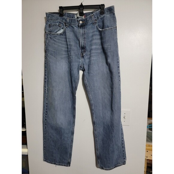 Levi's Men 559 Relaxed Straight Blue Jeans 38x34 Medium Wash 100% Cotton